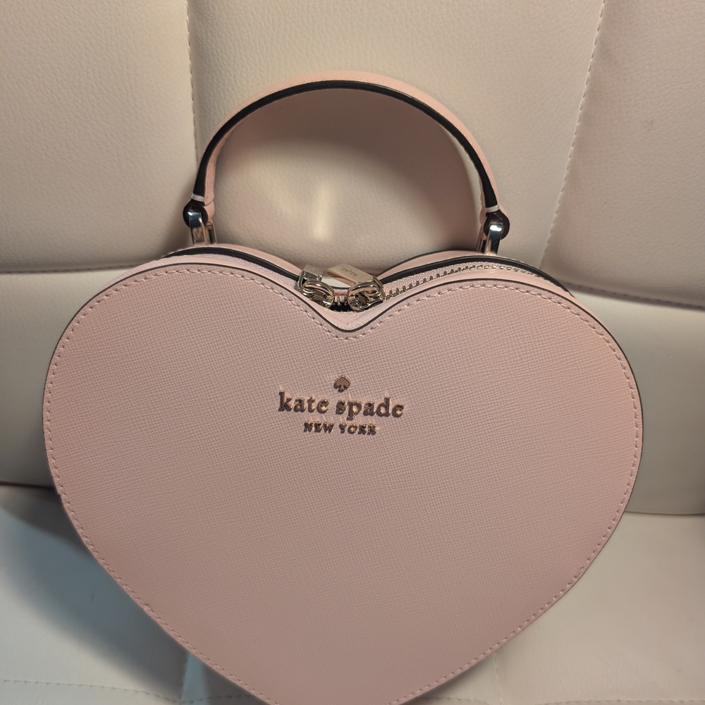 Kate Spade New York Pink Heart Top-Handle Bag